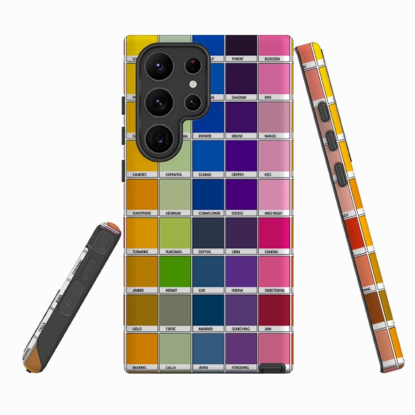 Samsung Tough Case - Multi Chromology By Kitty Joseph Creative Artwork Protective Pattern Texture
