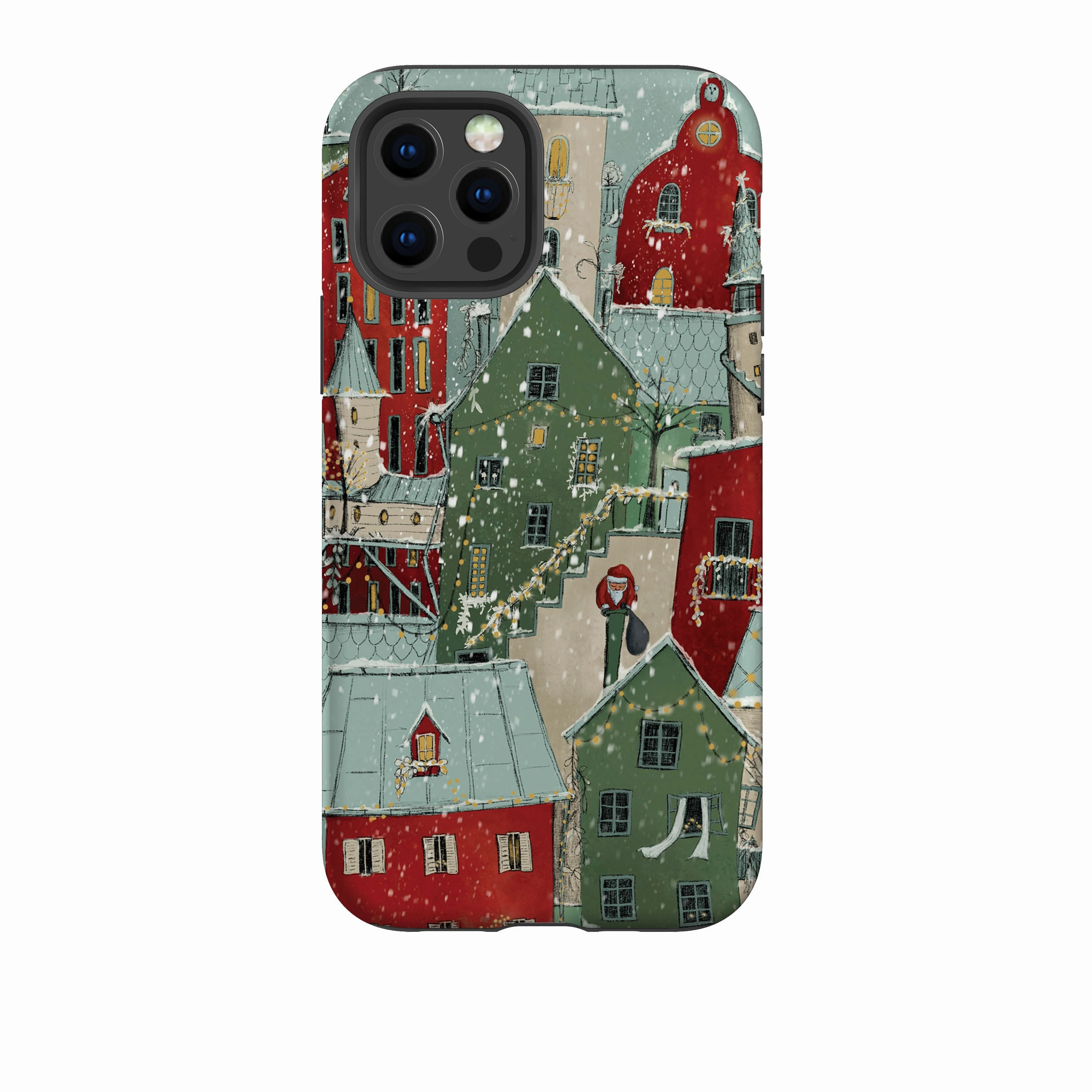 iPhone Tough Case - Citywinkles Red By Maja Lindberg Grip Assist Daily Carry