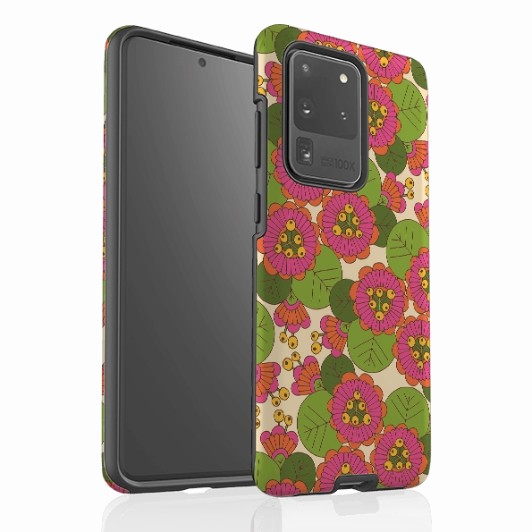 Samsung Tough Case - Passion Lilly By Amelia Bowman Hybrid Detail