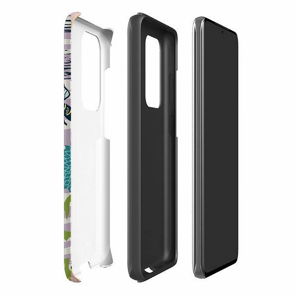 Premium Build Soft Shield Samsung Tough Case - Pollinating Bees By Kate Heiss