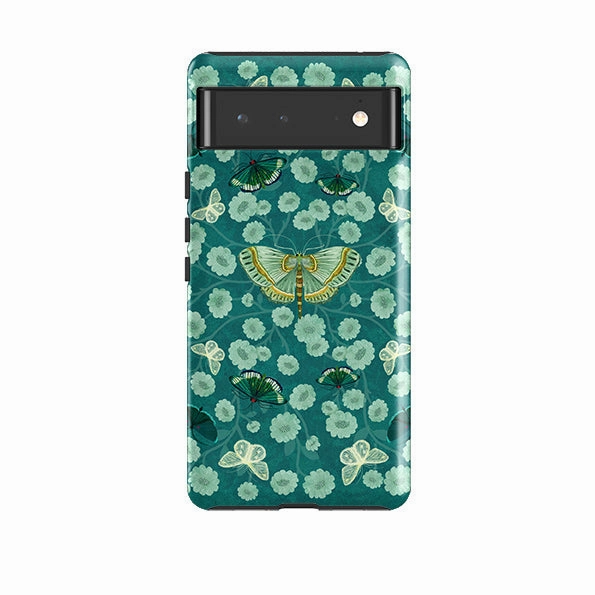 Glossy Finish Look Google Tough Case -  Medium Moth 2 By Katherine Quinn