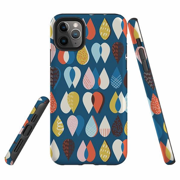 Hand Feel iPhone Tough Case - April Splash By Ali Brookes