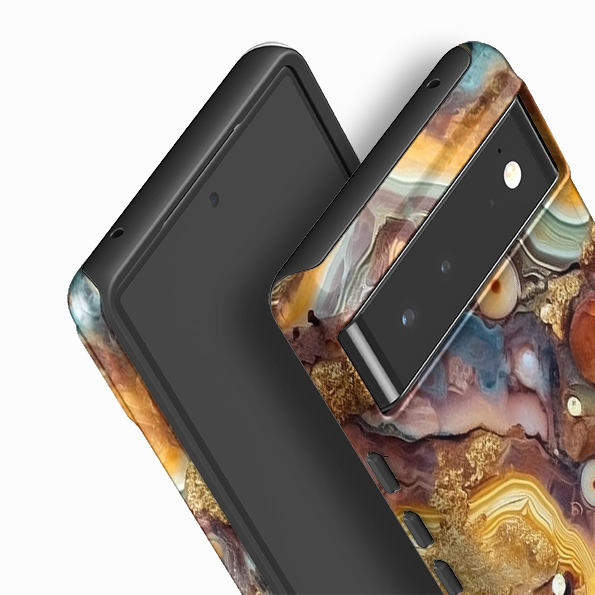 Elegant Style Polished Detail Google Tough Case -  Spanish Gold