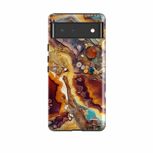 Modern Frame Comfort Build Google Tough Case -  Spanish Gold