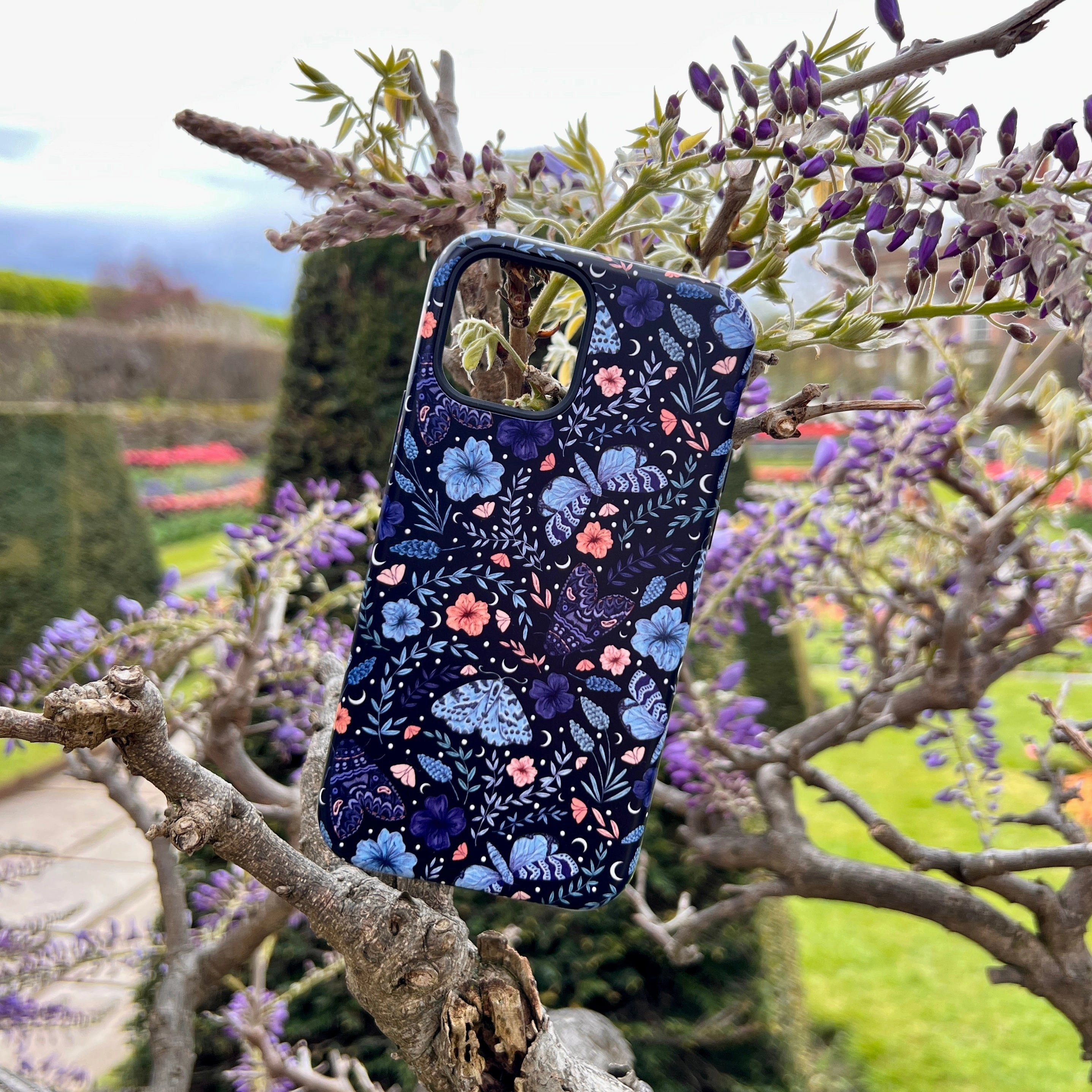 iPhone Tough Case - Moth By Jade Mosinski Vivid Pattern