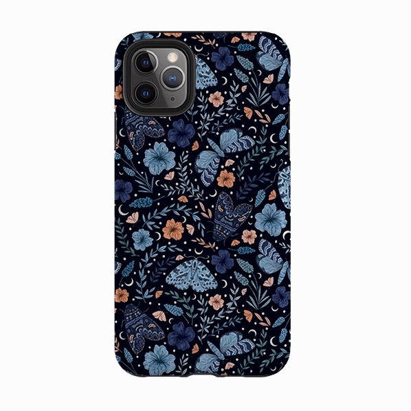Water Resistant iPhone Tough Case - Moth By Jade Mosinski