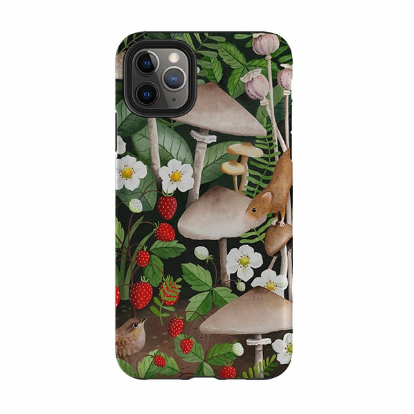 iPhone Tough Case - Strawberry Patch By Bex Parkin Modern Pattern Layer
