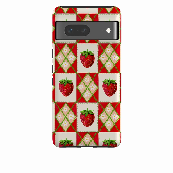 Rugged Outline Google Tough Case - Strawberries II By Abby Jacobs