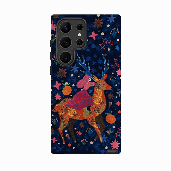 Protective Lining Polished Detail Edge Samsung Tough Case - Sugar and Spice I By Emma Frances Grant