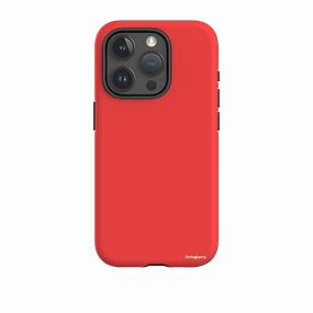 iPhone Tough Case - Zurich Red Stylish grip Durable Design Texture