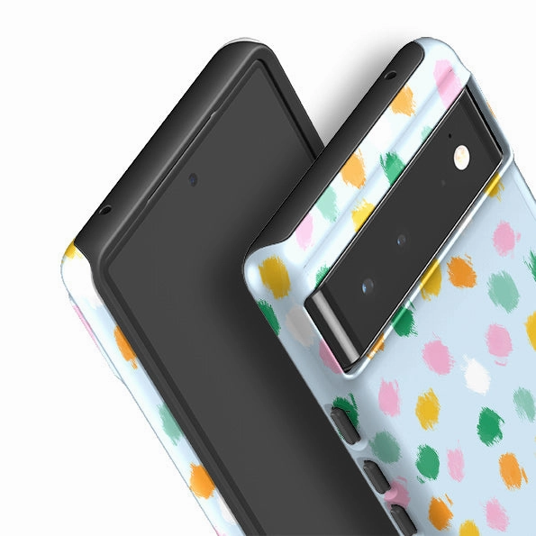 Hybrid Pattern Design Protective Surface Google Tough Case -  Spotty Co-ordinate By Lee Foster Wilson