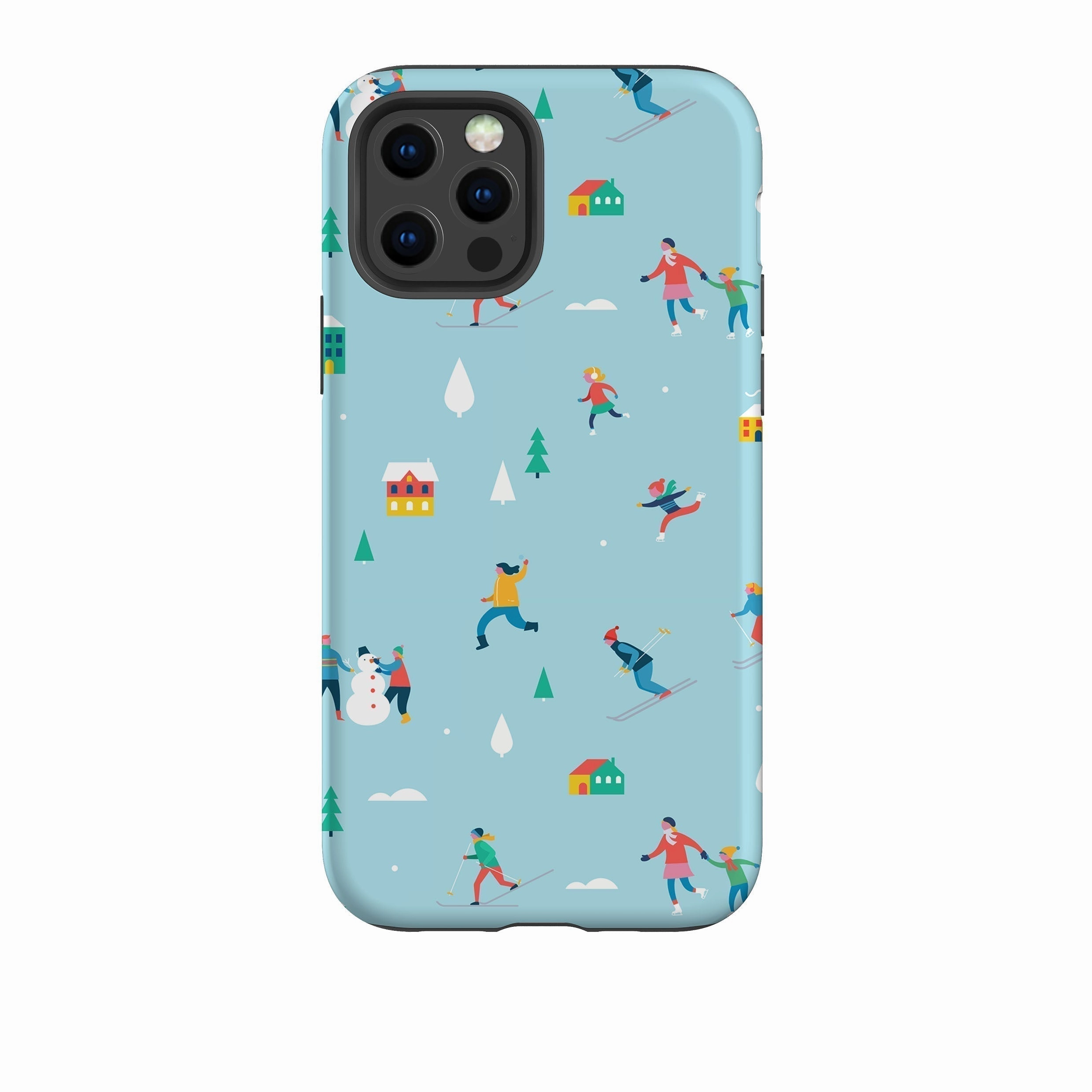 Modern Design iPhone Tough Case - Winter Fun