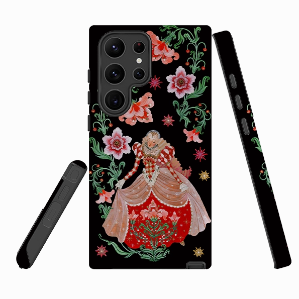 Heat dissipation Portable Protection Samsung Tough  Case - Nine Ladies Dancing By Maria Matos