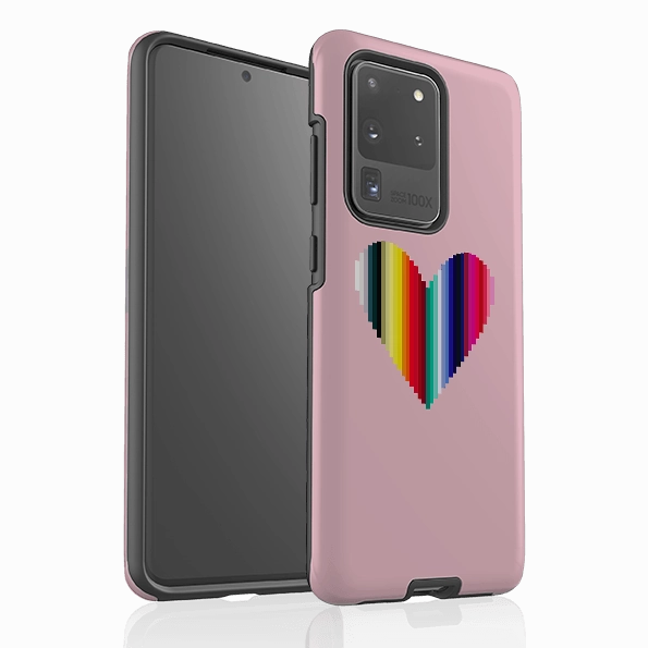 Practical Look Port Protection Samsung Tough Case - Warm Heart By Kitty Joseph