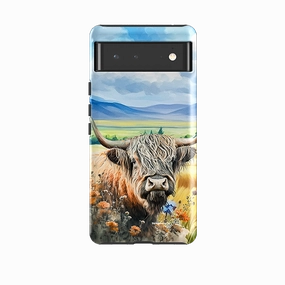 Google Tough Case -  Highland Cow V Flexible frame