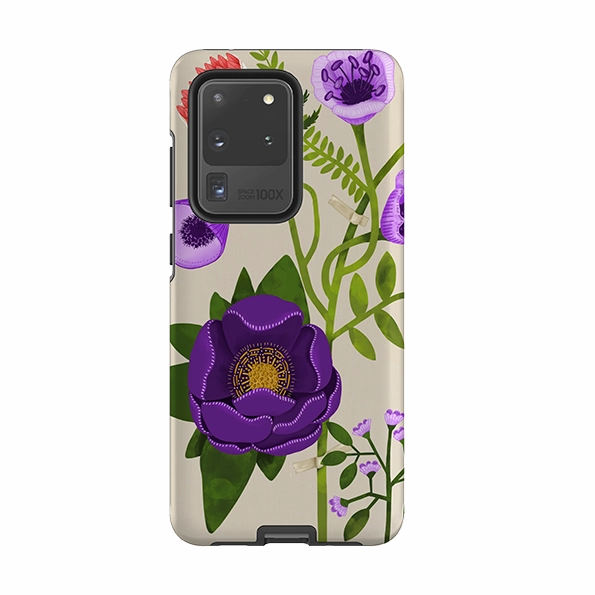 Heat dissipation Samsung Tough Case - Herbarium Oracle By Nina Pace