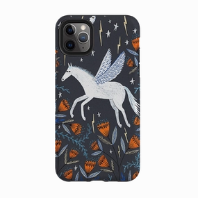 iPhone Tough Case - Pegasus By Lee Foster Wilson Fashion Design Clear Back