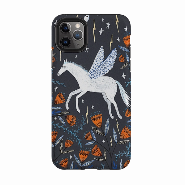 Grip Layer Elegant Texture Layer iPhone Tough Case - Pegasus By Lee Foster Wilson