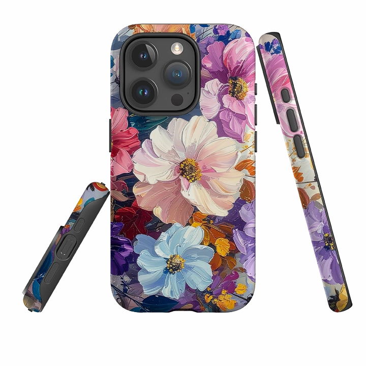 Soft Texture Colorful Design iPhone Tough Case - Summer Floral Bransby
