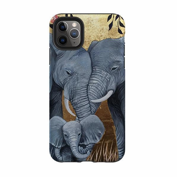 iPhone Tough Case - Family By Mia Underwood Matte Pattern Layer