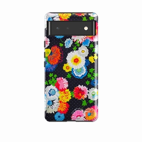 Google Tough Case -  Flowers Dance By Sarah Campbell Vivid Texture