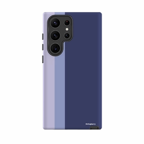 Minimal Comfort Protective Material Samsung Tough Case - Munich Chroma-Stripe