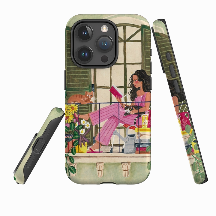 iPhone Tough Case - Balcony By Caroline Bonne Muller Light Frame