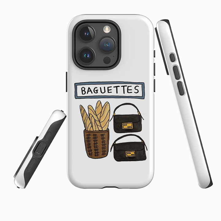 iPhone Tough Case - Fendi Baguettes By Angelica Hicks Trendy Finish Classic Look