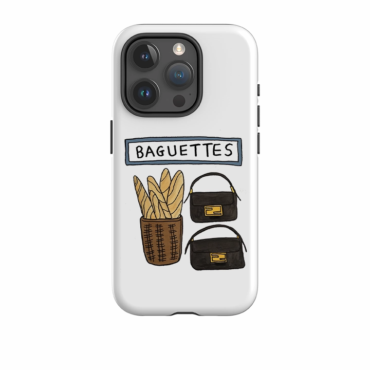Compact Texture Light Structure iPhone Tough Case - Fendi Baguettes By Angelica Hicks