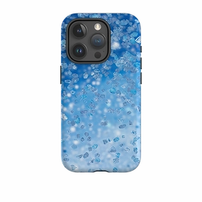 iPhone Case - Blue Glitter (case does not glitter) Portable Fit Fashion Look
