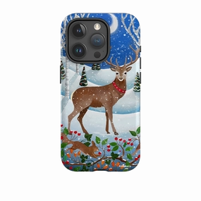 iPhone Tough Case - Deer By Bex Parkin Outdoor Use Anti Shock