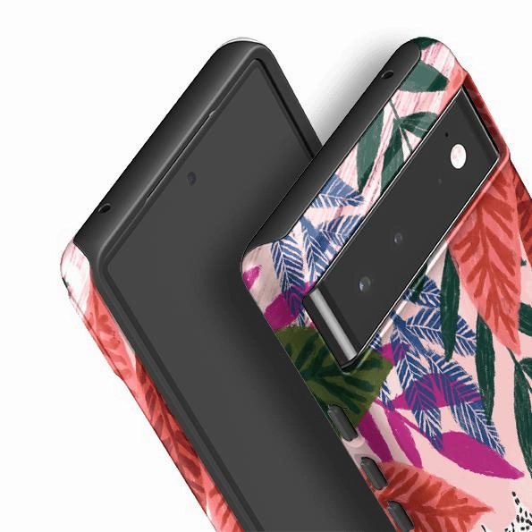 Color Gradient Wireless Charging Compatible Google Tough Case -  Leopard By Lee Foster Wilson