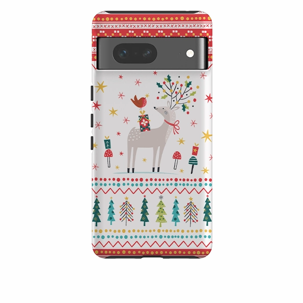Protective Fit Google Tough Case - Deer and Robin By Ali Brookes