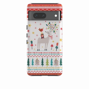 Protective Fit Google Tough Case - Deer and Robin By Ali Brookes