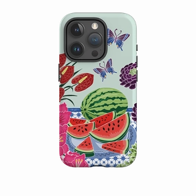 Lightweight Shell Modern Aesthetic iPhone Tough Case - Watermelon By Kate Heiss
