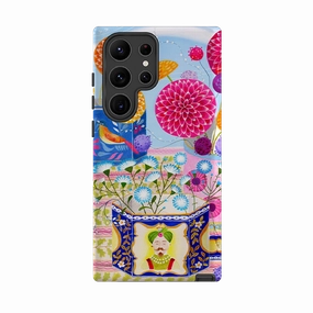 Samsung Tough Case - Tea Caddies By Bex Parkin Polished Surface