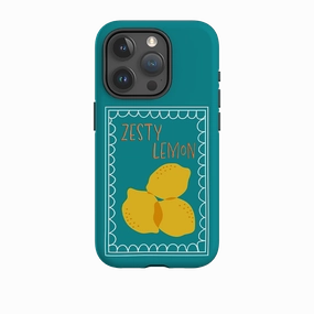 iPhone Case - Zesty Lemons Hybrid Edge