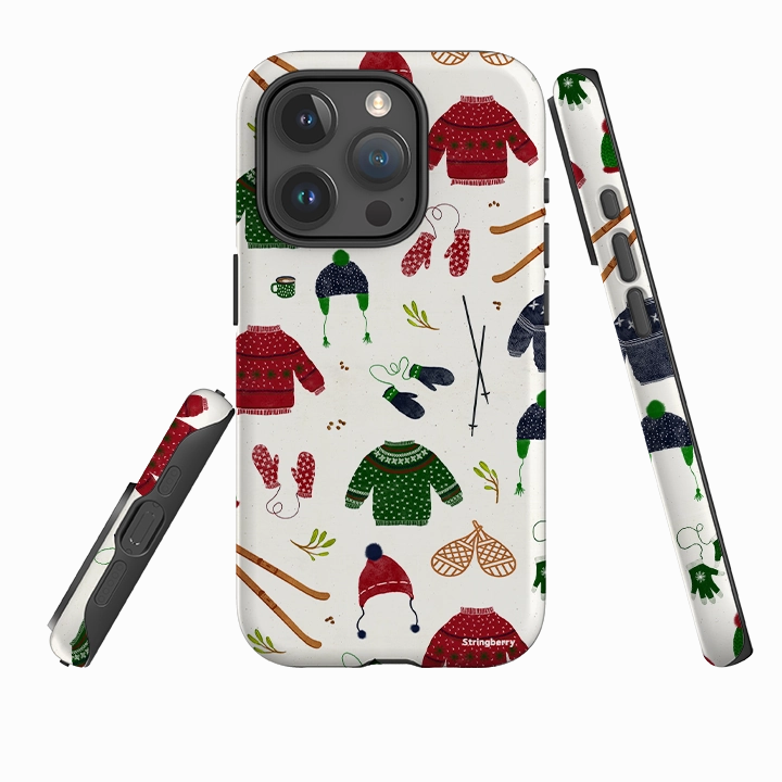 Stylish Detail iPhone Tough Case - Winter Clothes By Katherine Quinn