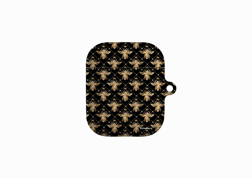 custom fashion protector minimalist commuter airpods case Queen Bees Airpod Case ( Gen 1 & 2 )