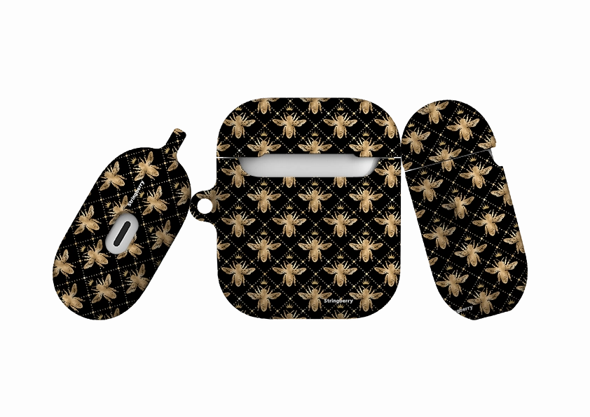 Queen Bees Airpod Case ( Gen 1 & 2 ) sports style airpods shell