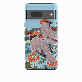 Soft Look Texture Hybrid Frame Google Tough  Case - Winter Harbour By Kate Heiss