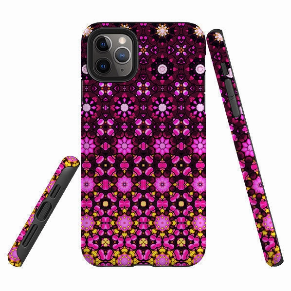 iPhone Tough Case - Mile Of Music Vivid Pattern Durable Build