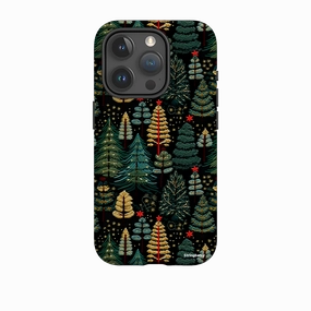 iPhone Tough Case - Dark Winter Color Pattern