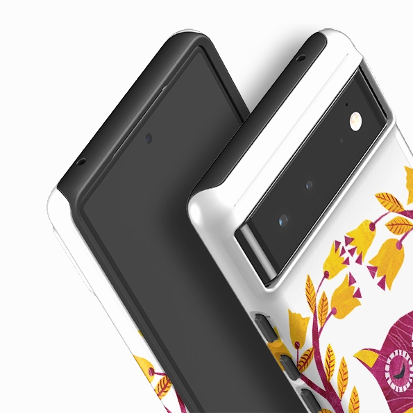 Premium Quality Google Tough Case -  Folk Owl By Tracey English