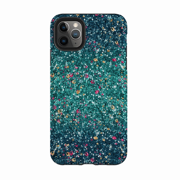 iPhone Tough Case - Butterfly Comet (case does not glitter) Sleek Detail
