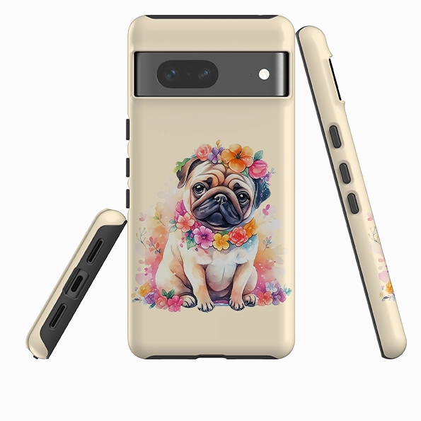 Smooth Look Texture Classic Pattern Google Tough  Case - Cute Dog M