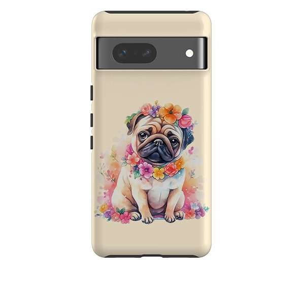 Elegant Surface Texture Shock Surface Layer Google Tough  Case - Cute Dog M