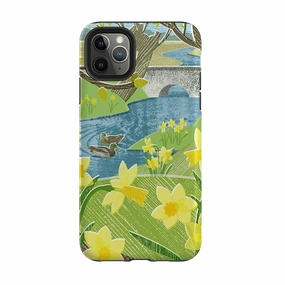 Scratch Guard everyday elegance iPhone Tough Case - Daffs And Ducks By Liane Payne