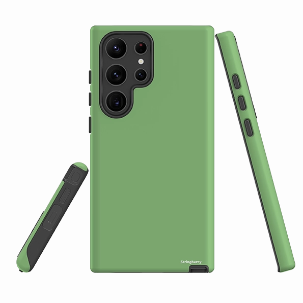 Smooth Edges Samsung Tough Case - Kyoto Green