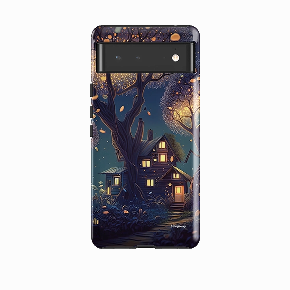 Non slip grip Google Tough Case -  Night Time